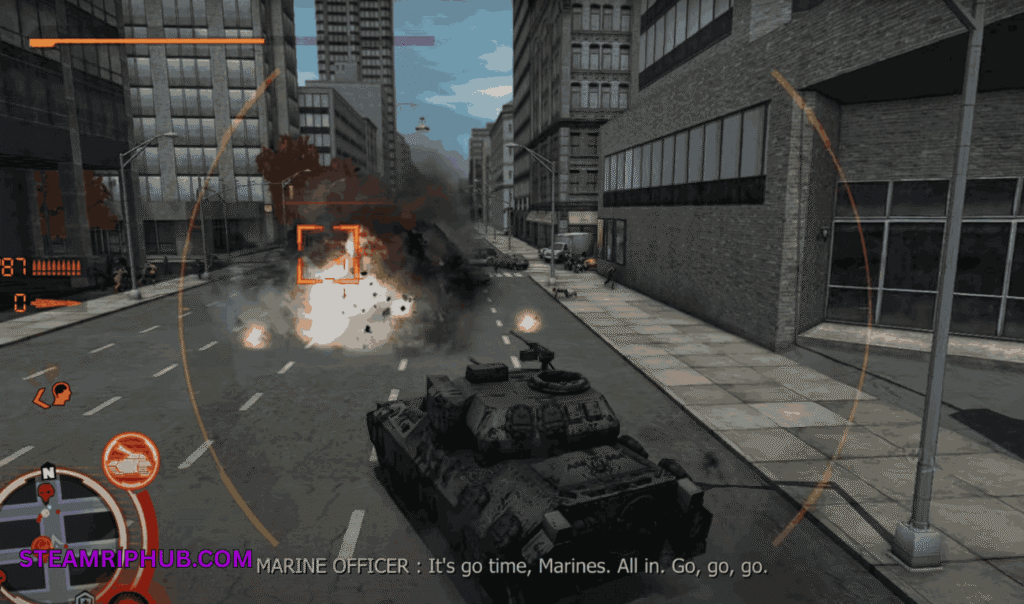 Prototype tank fight