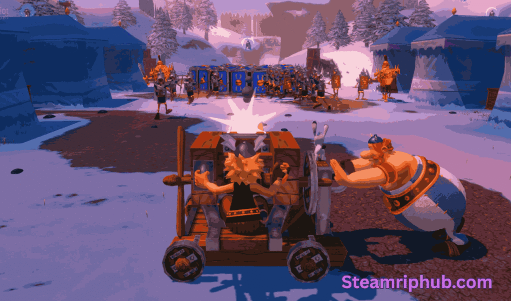 Battle gameplay from Asterix & Obelix Romastered