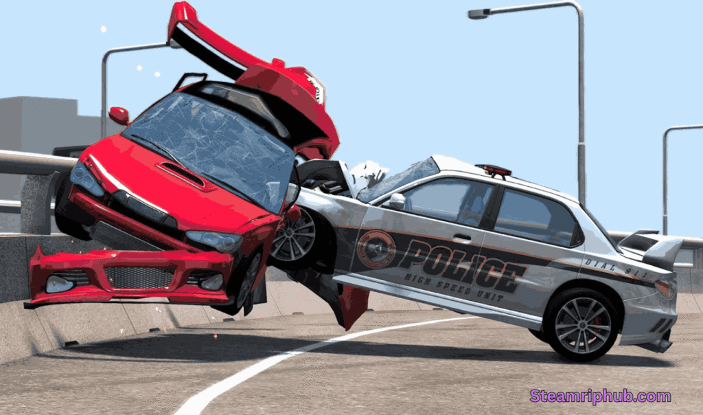 BeamNG Drive soft-body damage vehicle