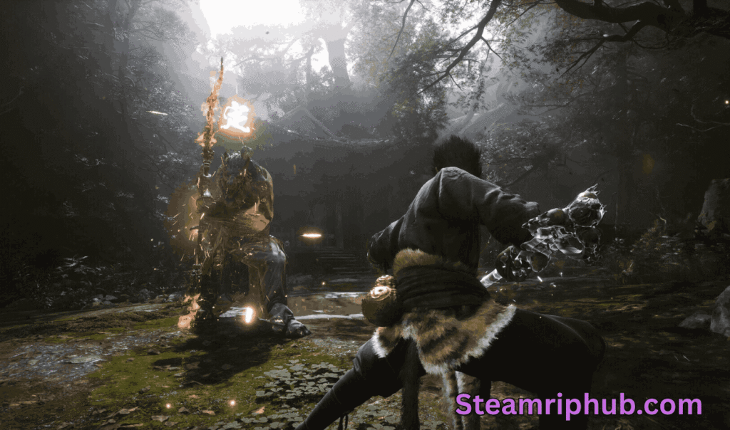 Black Myth Wukong in-game magic attack animation