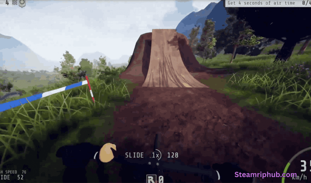 Descenders procedurally generated tracks screenshot