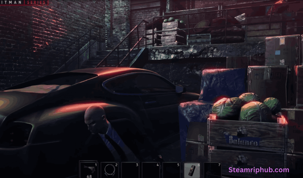 Hitman Absolution stealth kill with silenced pistol