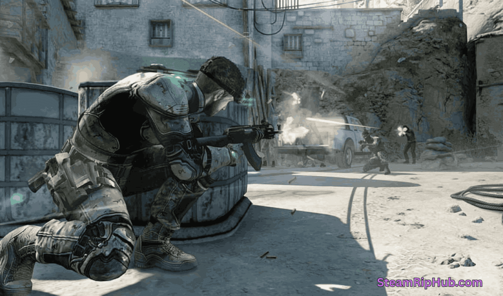 In-game screenshot of Splinter Cell Blacklist co-In-game screenshot of Splinter Cell Blacklist co-op missionop mission