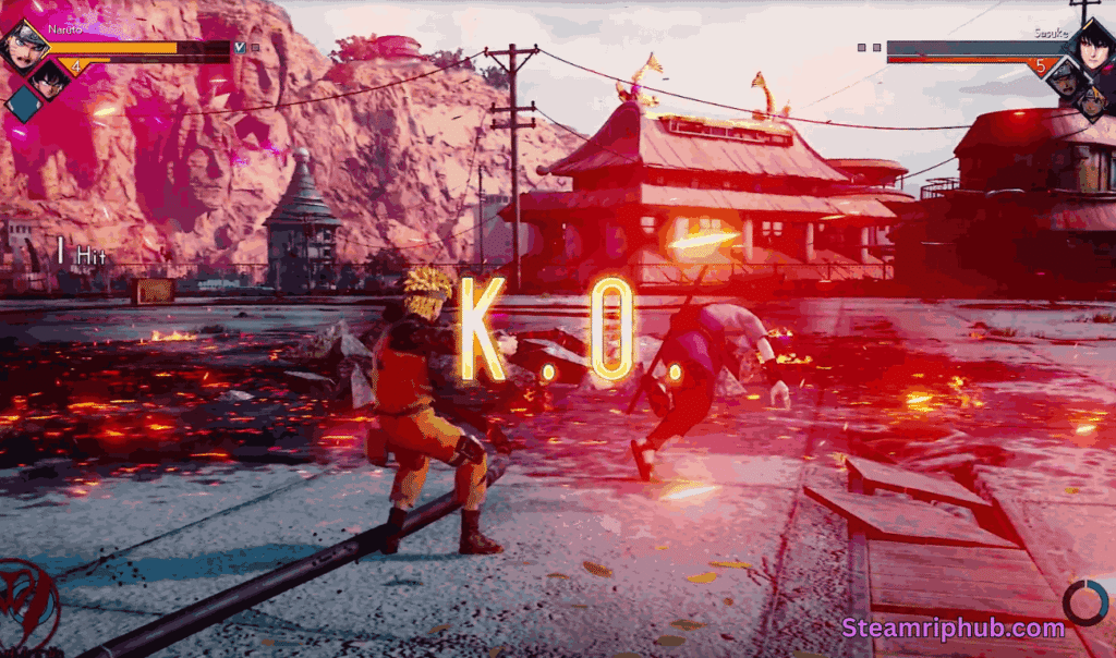 Jump Force story mode cutscene with custom character