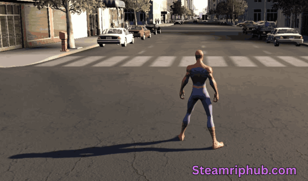 Marvel Spider-Man 3 in-game combat scene