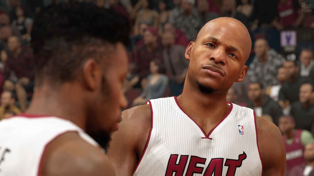 NBA 2K14 basketball court action on PC
