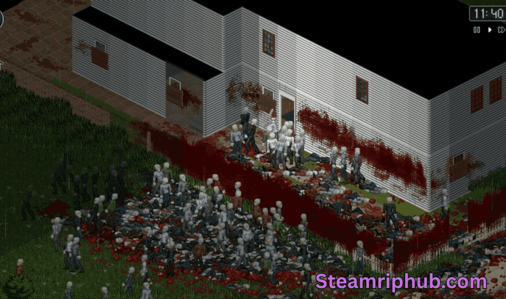 Project Zomboid crafting and base building example