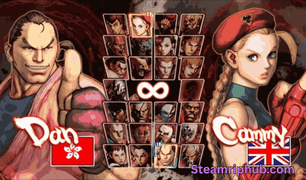 Steamrip download page for Street Fighter 4 on PC