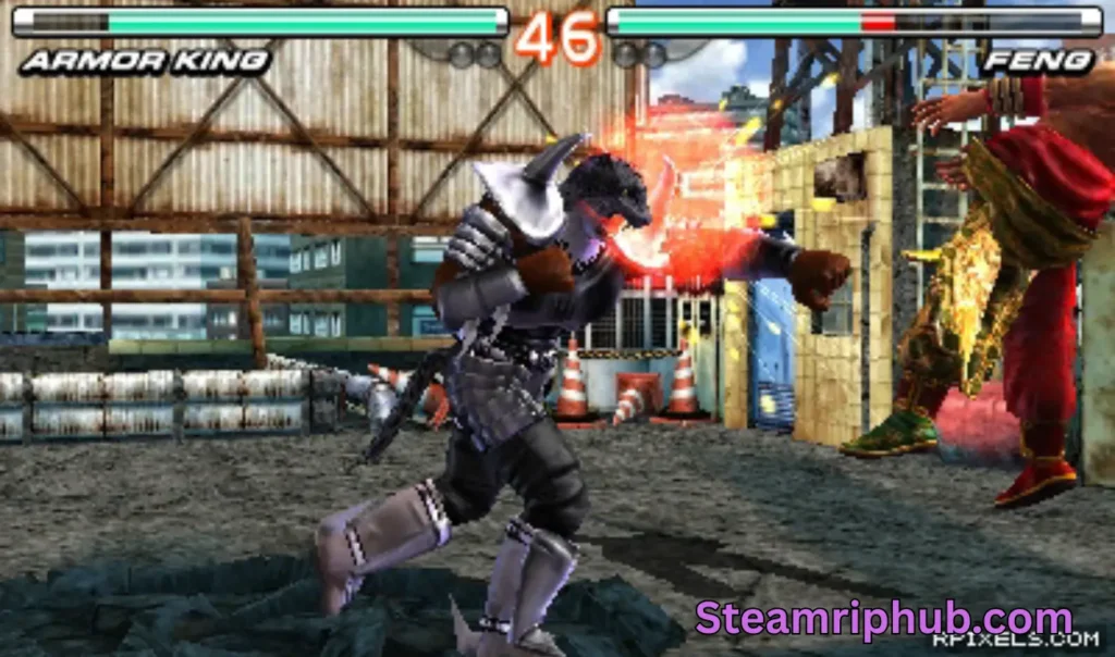 Tekken 3 arcade style graphics on Windows