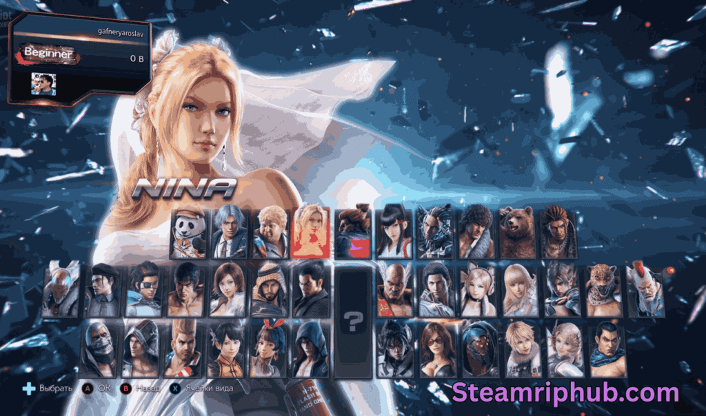 Tekken 7 character selection screen