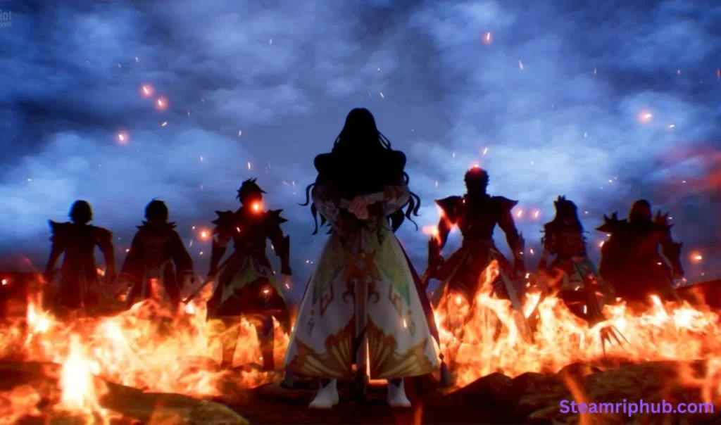 Romancing Saga 2 tactical turn-based combat view