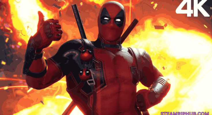 Deadpool sword combat action scene