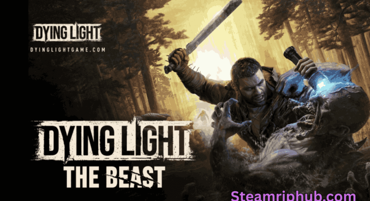 Nighttime chase scene in Dying Light survival horror