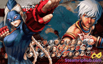 Screenshot of Street Fighter 4 gameplay with two fighters battling