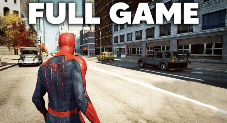 Spider-Man fighting enemies in the PC version of the game